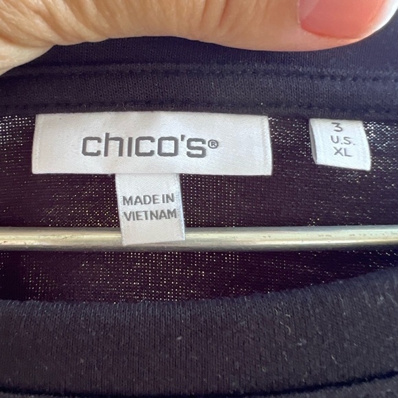 Chicos Dress Womens 3 Jersey MIDI Dress - Picture 3 of 5